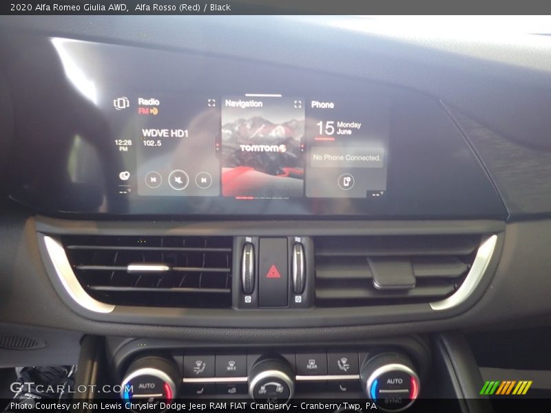 Alfa Rosso (Red) / Black 2020 Alfa Romeo Giulia AWD