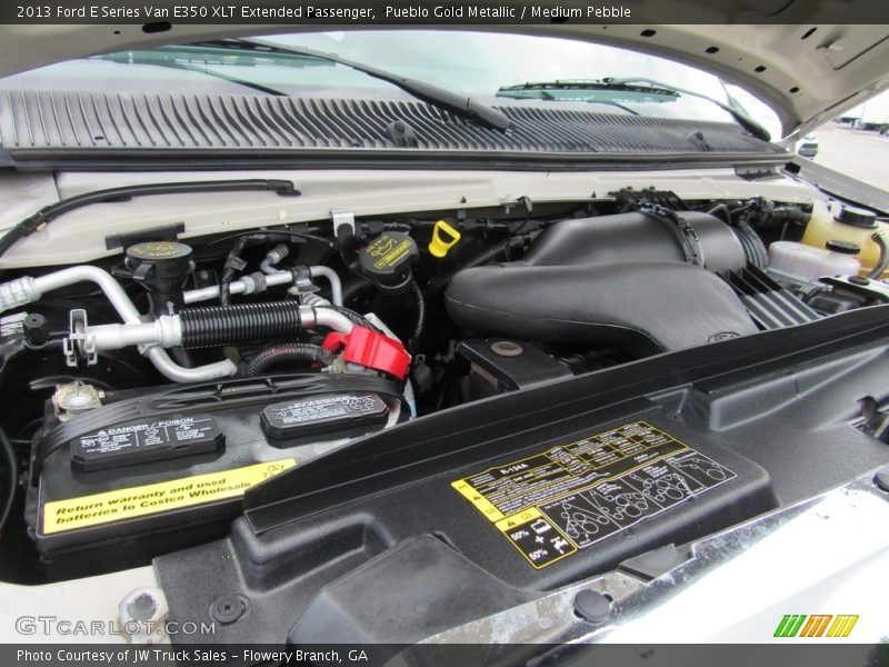 Pueblo Gold Metallic / Medium Pebble 2013 Ford E Series Van E350 XLT Extended Passenger