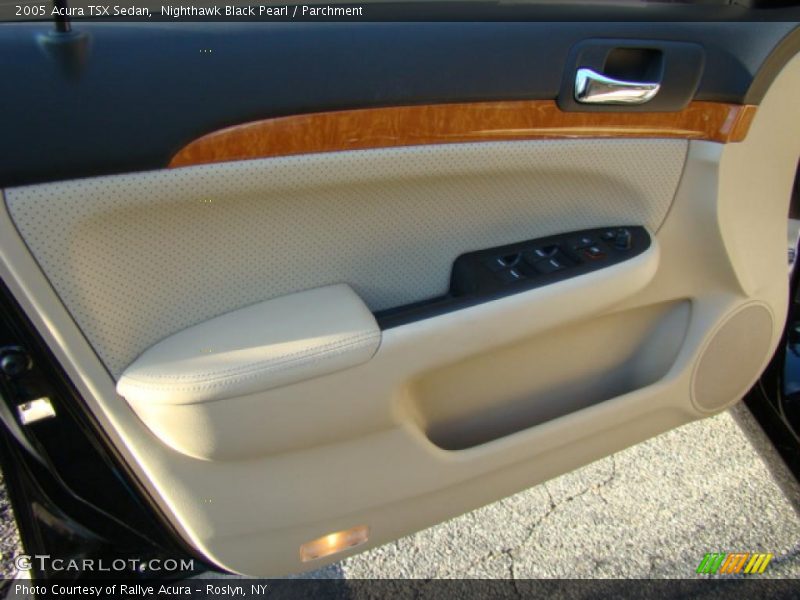 Nighthawk Black Pearl / Parchment 2005 Acura TSX Sedan