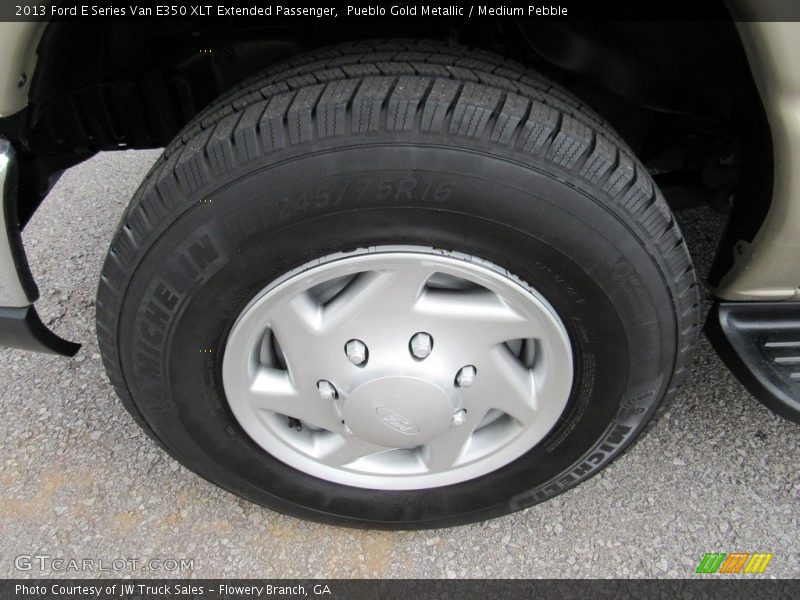 Pueblo Gold Metallic / Medium Pebble 2013 Ford E Series Van E350 XLT Extended Passenger