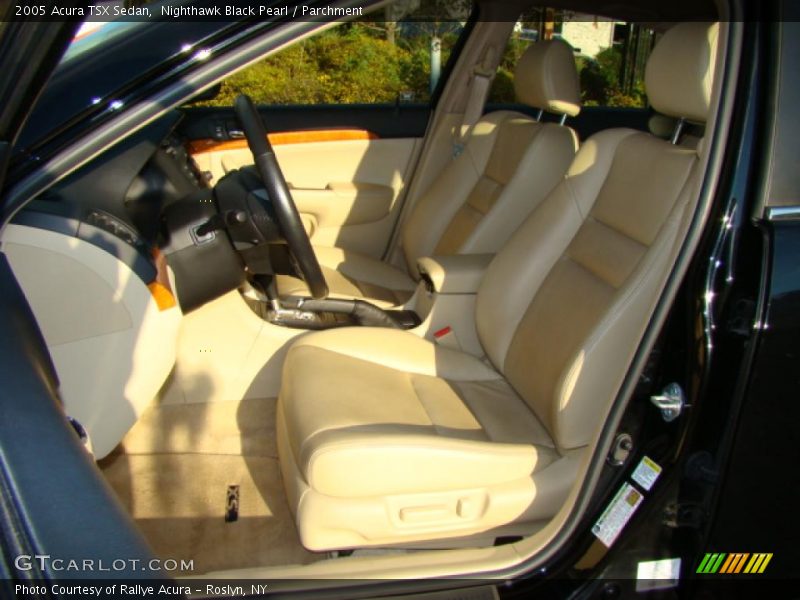 Nighthawk Black Pearl / Parchment 2005 Acura TSX Sedan