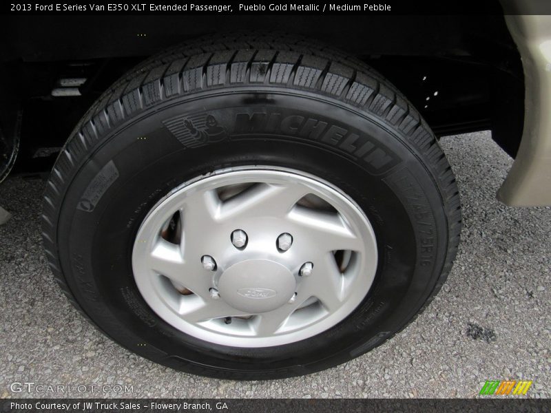 Pueblo Gold Metallic / Medium Pebble 2013 Ford E Series Van E350 XLT Extended Passenger