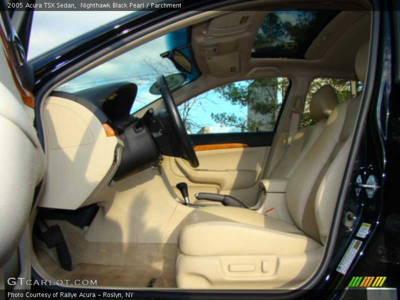 Nighthawk Black Pearl / Parchment 2005 Acura TSX Sedan