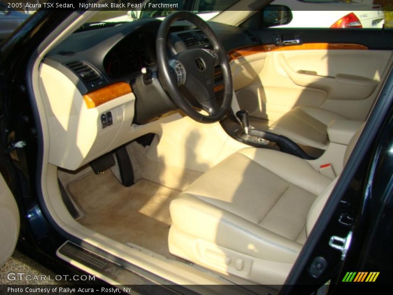 Nighthawk Black Pearl / Parchment 2005 Acura TSX Sedan