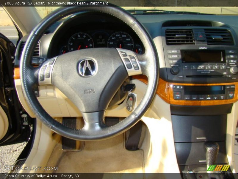 Nighthawk Black Pearl / Parchment 2005 Acura TSX Sedan