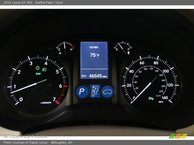  2015 GX 460 460 Gauges