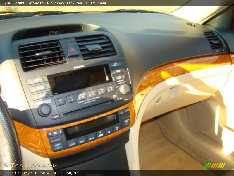 Nighthawk Black Pearl / Parchment 2005 Acura TSX Sedan