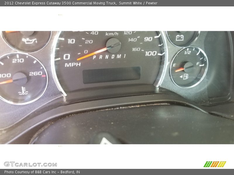 Summit White / Pewter 2012 Chevrolet Express Cutaway 3500 Commercial Moving Truck