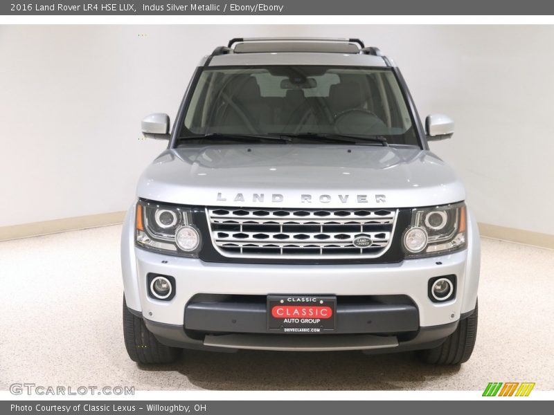 Indus Silver Metallic / Ebony/Ebony 2016 Land Rover LR4 HSE LUX