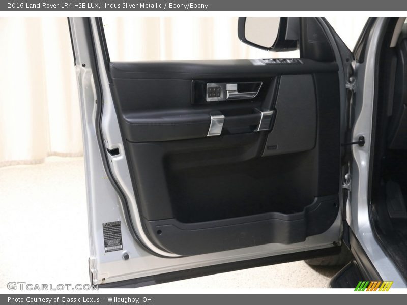 Indus Silver Metallic / Ebony/Ebony 2016 Land Rover LR4 HSE LUX