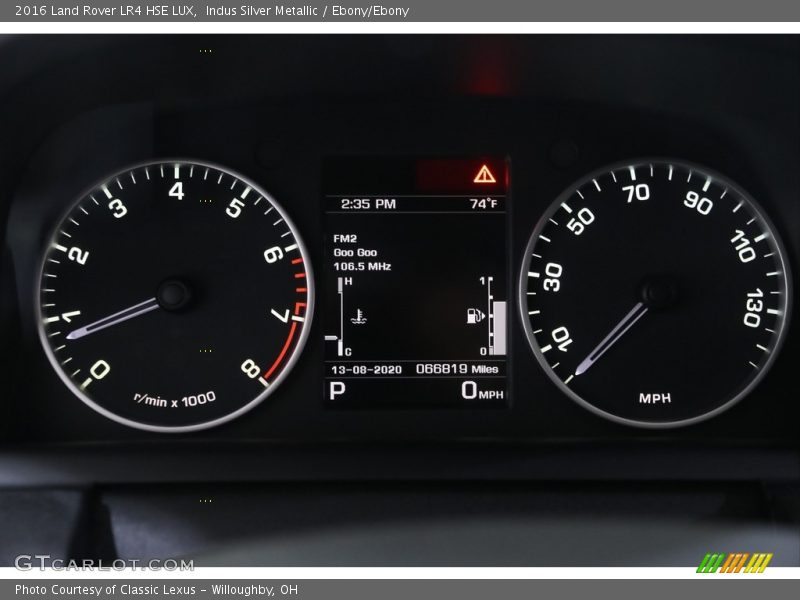 Indus Silver Metallic / Ebony/Ebony 2016 Land Rover LR4 HSE LUX