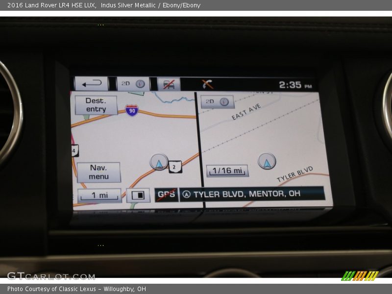 Indus Silver Metallic / Ebony/Ebony 2016 Land Rover LR4 HSE LUX