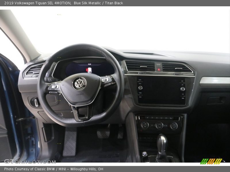 Blue Silk Metallic / Titan Black 2019 Volkswagen Tiguan SEL 4MOTION