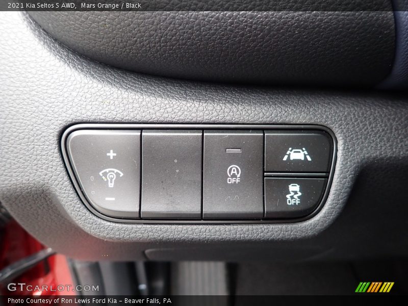 Mars Orange / Black 2021 Kia Seltos S AWD