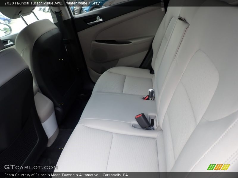 Winter White / Gray 2020 Hyundai Tucson Value AWD