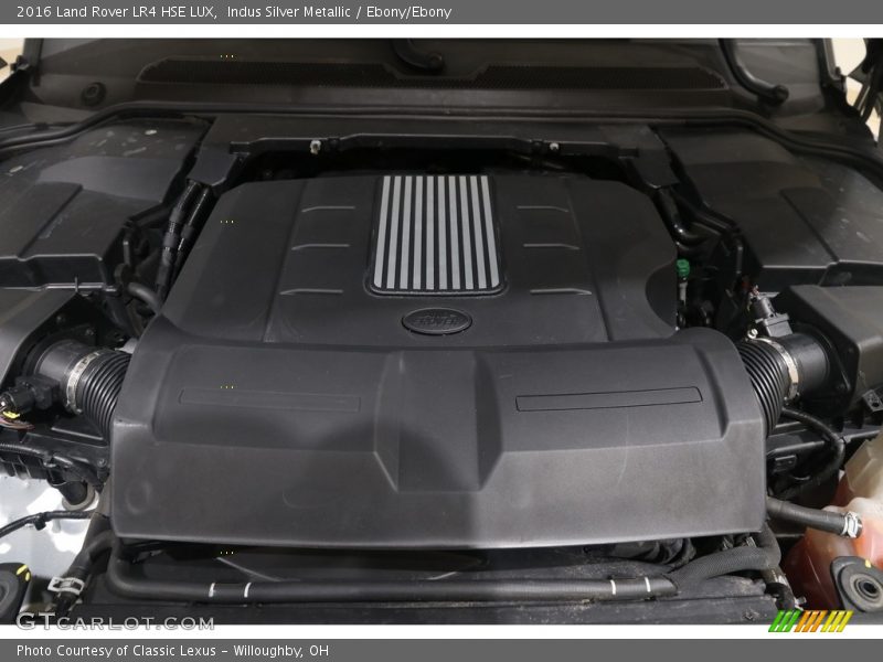 Indus Silver Metallic / Ebony/Ebony 2016 Land Rover LR4 HSE LUX