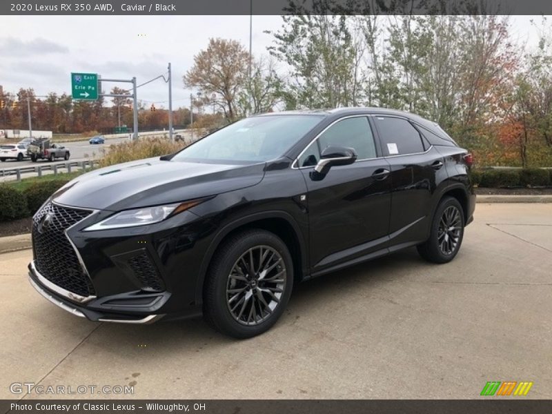 Caviar / Black 2020 Lexus RX 350 AWD