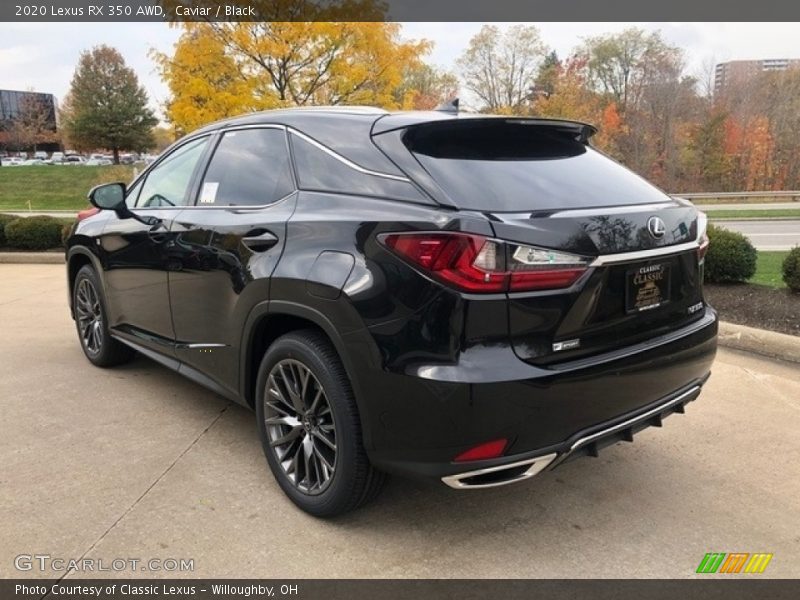 Caviar / Black 2020 Lexus RX 350 AWD