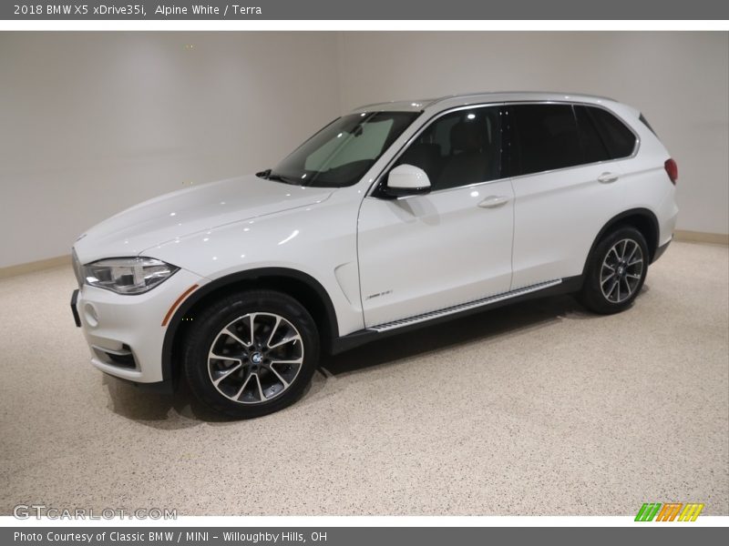 Alpine White / Terra 2018 BMW X5 xDrive35i