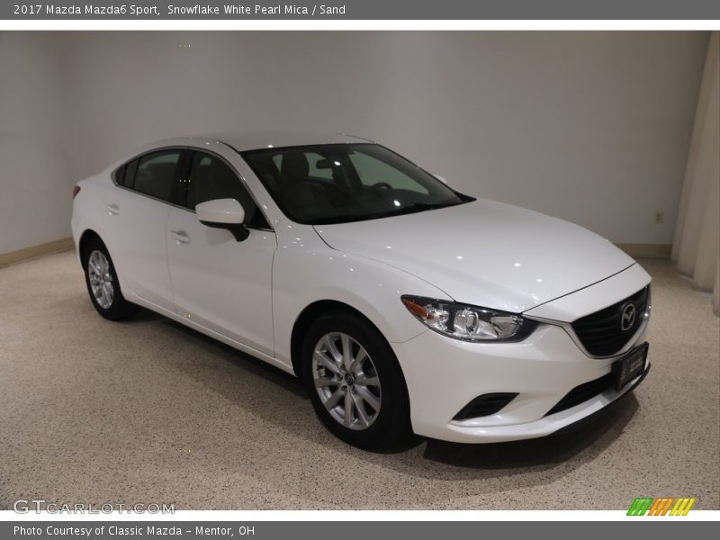 Snowflake White Pearl Mica / Sand 2017 Mazda Mazda6 Sport