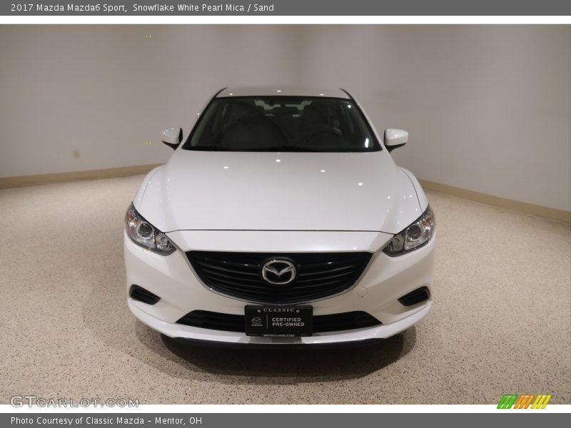 Snowflake White Pearl Mica / Sand 2017 Mazda Mazda6 Sport