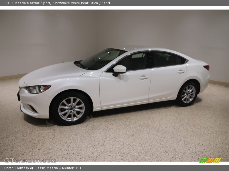 Snowflake White Pearl Mica / Sand 2017 Mazda Mazda6 Sport