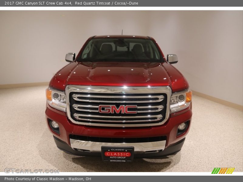 Red Quartz Tintcoat / Cocoa/­Dune 2017 GMC Canyon SLT Crew Cab 4x4