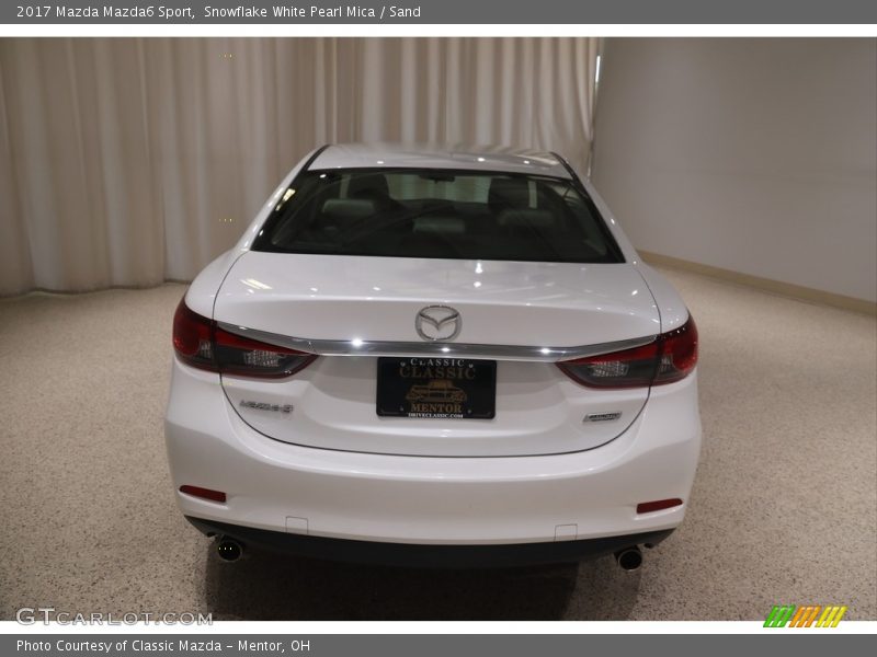 Snowflake White Pearl Mica / Sand 2017 Mazda Mazda6 Sport