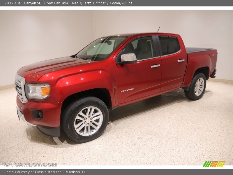 Red Quartz Tintcoat / Cocoa/­Dune 2017 GMC Canyon SLT Crew Cab 4x4