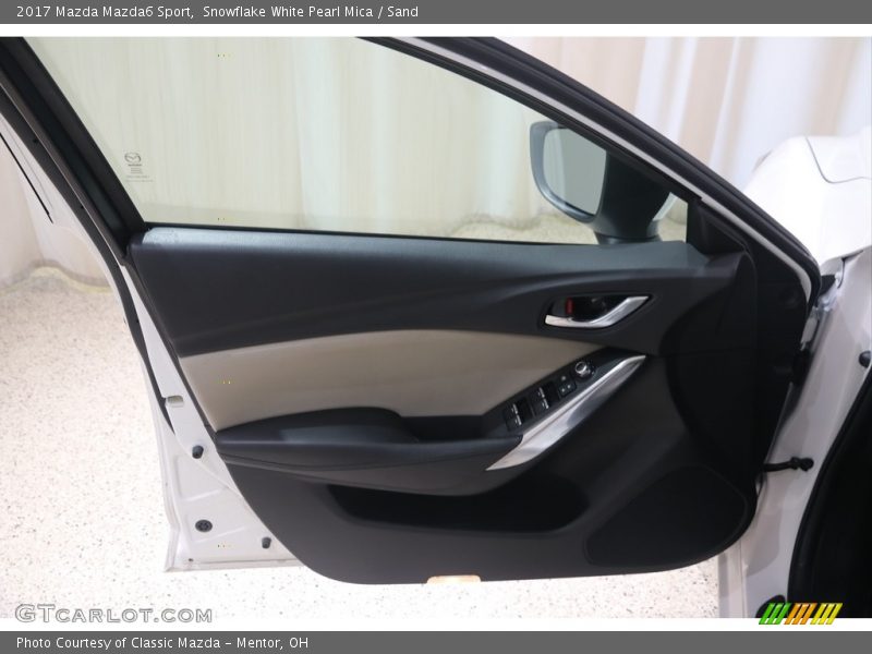 Snowflake White Pearl Mica / Sand 2017 Mazda Mazda6 Sport