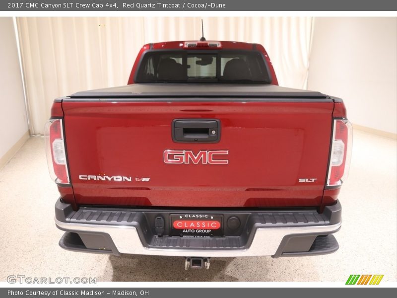 Red Quartz Tintcoat / Cocoa/­Dune 2017 GMC Canyon SLT Crew Cab 4x4