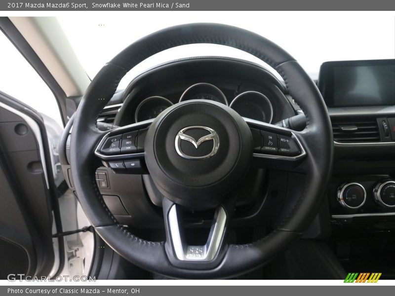 Snowflake White Pearl Mica / Sand 2017 Mazda Mazda6 Sport