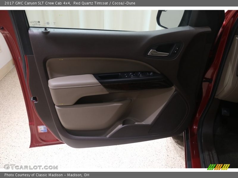 Red Quartz Tintcoat / Cocoa/­Dune 2017 GMC Canyon SLT Crew Cab 4x4