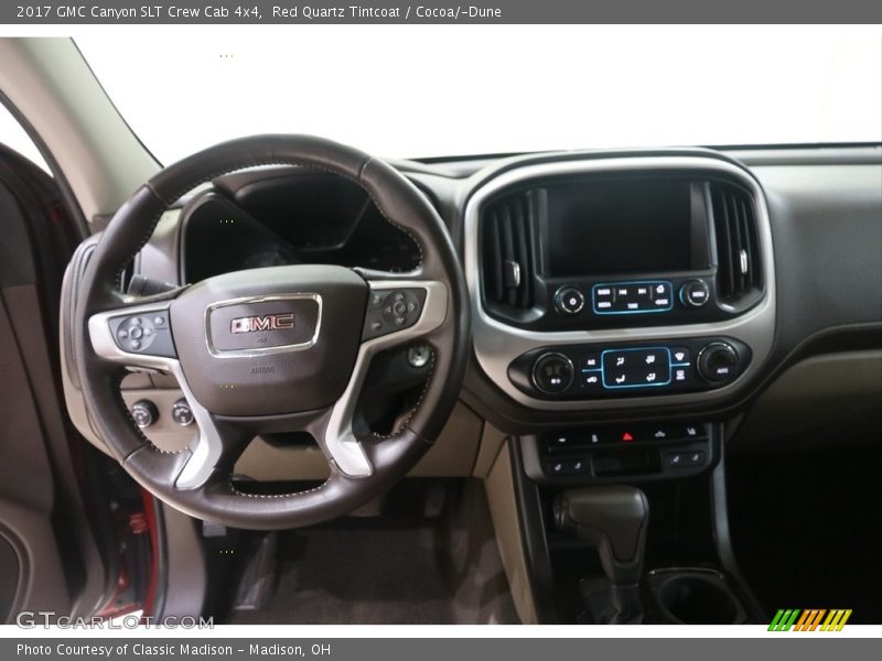 Red Quartz Tintcoat / Cocoa/­Dune 2017 GMC Canyon SLT Crew Cab 4x4