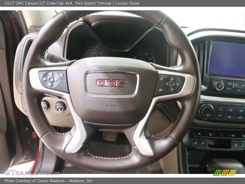 Red Quartz Tintcoat / Cocoa/­Dune 2017 GMC Canyon SLT Crew Cab 4x4