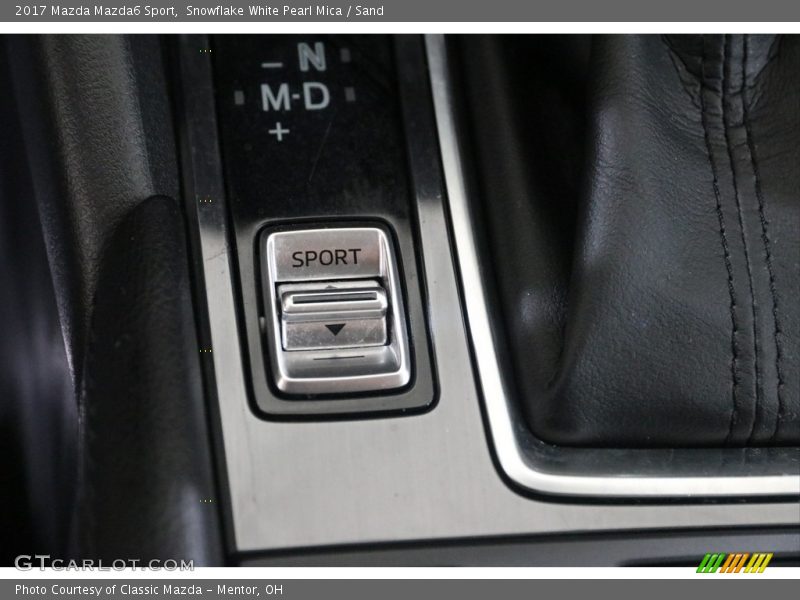 Snowflake White Pearl Mica / Sand 2017 Mazda Mazda6 Sport