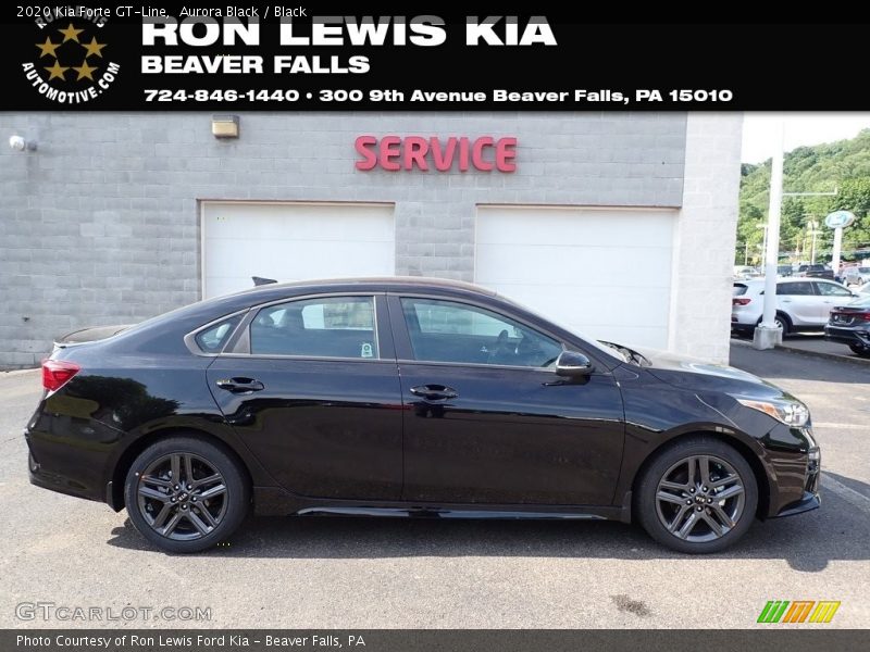 Aurora Black / Black 2020 Kia Forte GT-Line