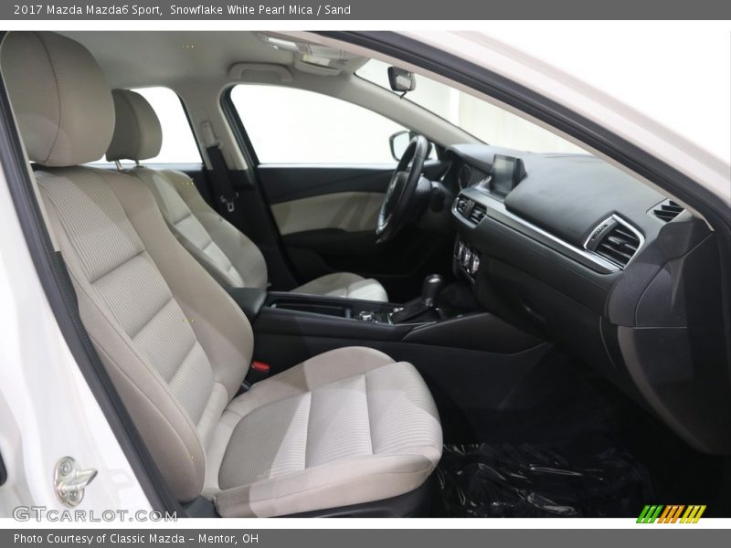 Snowflake White Pearl Mica / Sand 2017 Mazda Mazda6 Sport