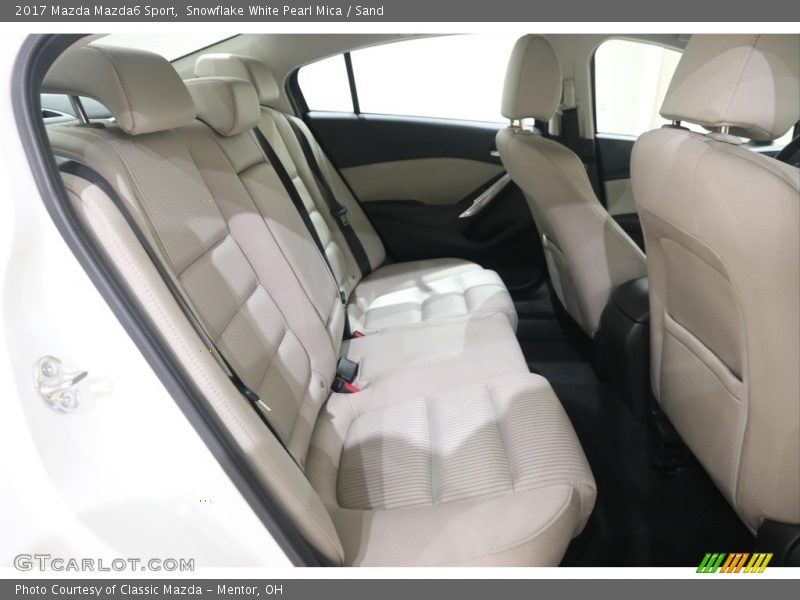 Snowflake White Pearl Mica / Sand 2017 Mazda Mazda6 Sport