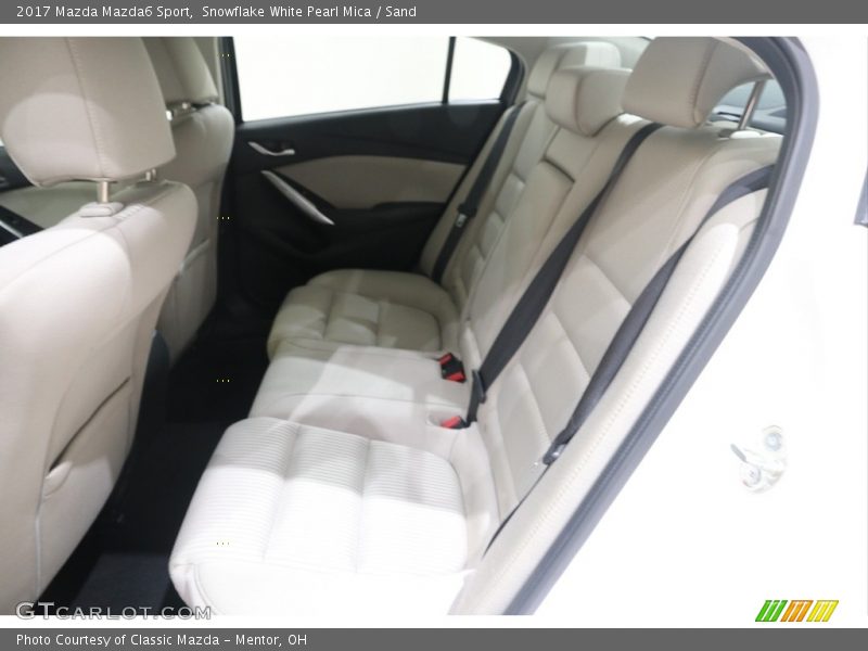 Snowflake White Pearl Mica / Sand 2017 Mazda Mazda6 Sport