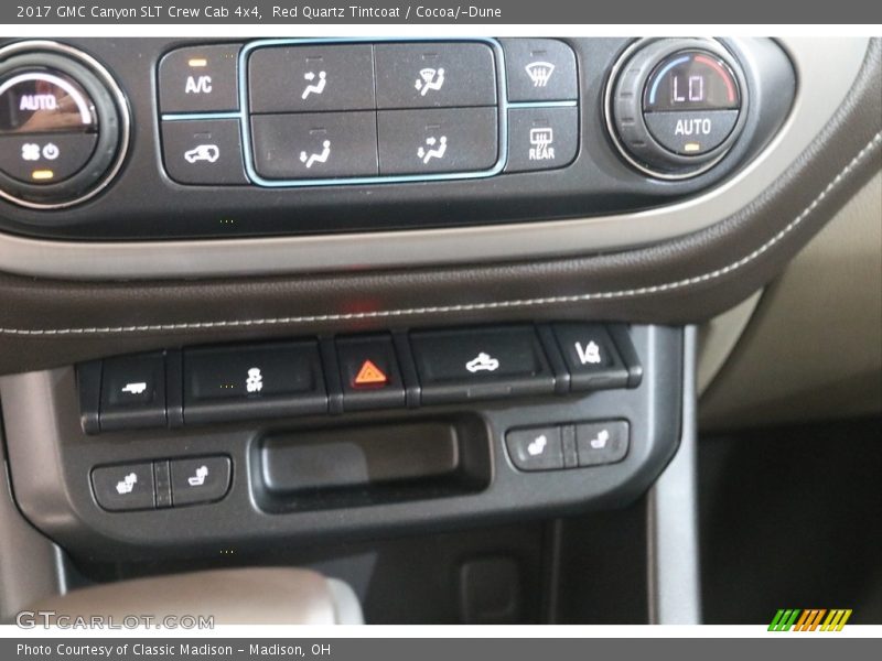 Red Quartz Tintcoat / Cocoa/­Dune 2017 GMC Canyon SLT Crew Cab 4x4
