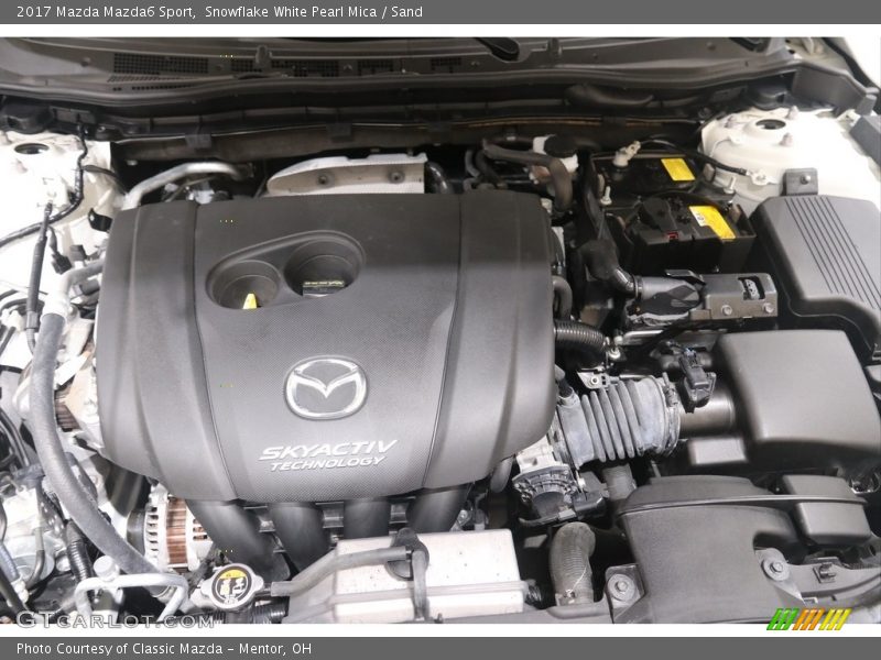 Snowflake White Pearl Mica / Sand 2017 Mazda Mazda6 Sport