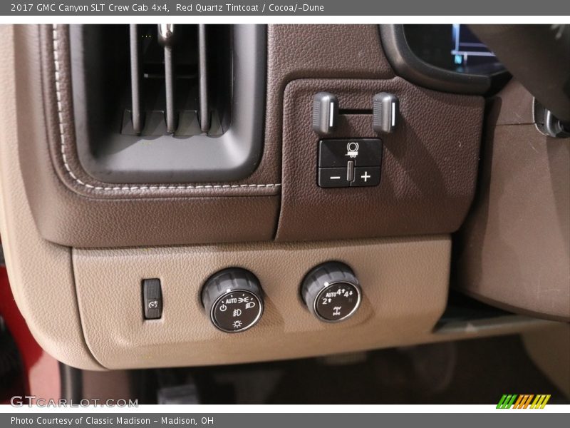Red Quartz Tintcoat / Cocoa/­Dune 2017 GMC Canyon SLT Crew Cab 4x4