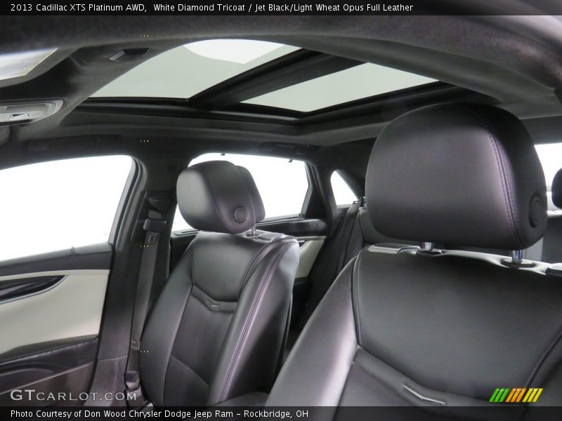 White Diamond Tricoat / Jet Black/Light Wheat Opus Full Leather 2013 Cadillac XTS Platinum AWD