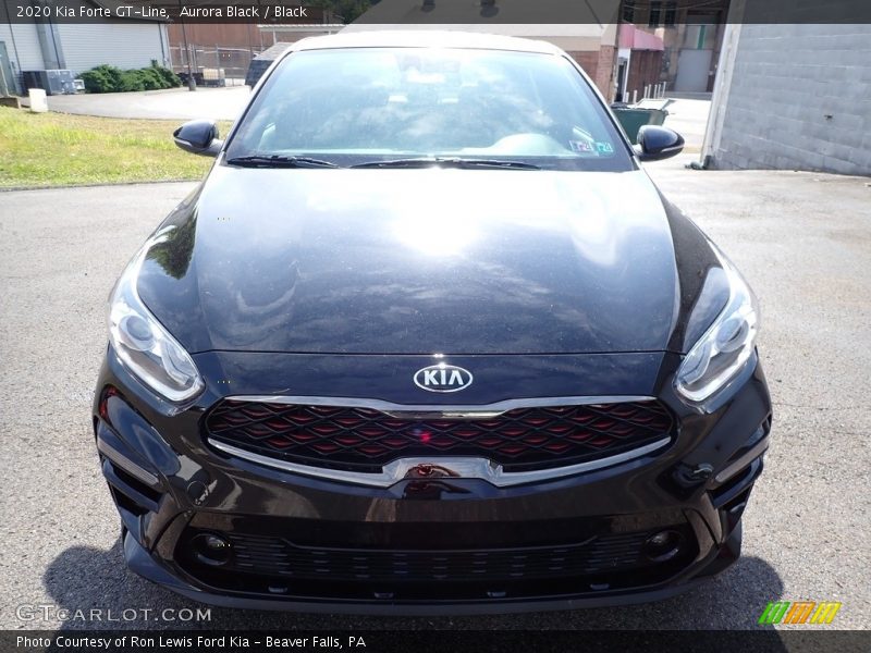 Aurora Black / Black 2020 Kia Forte GT-Line