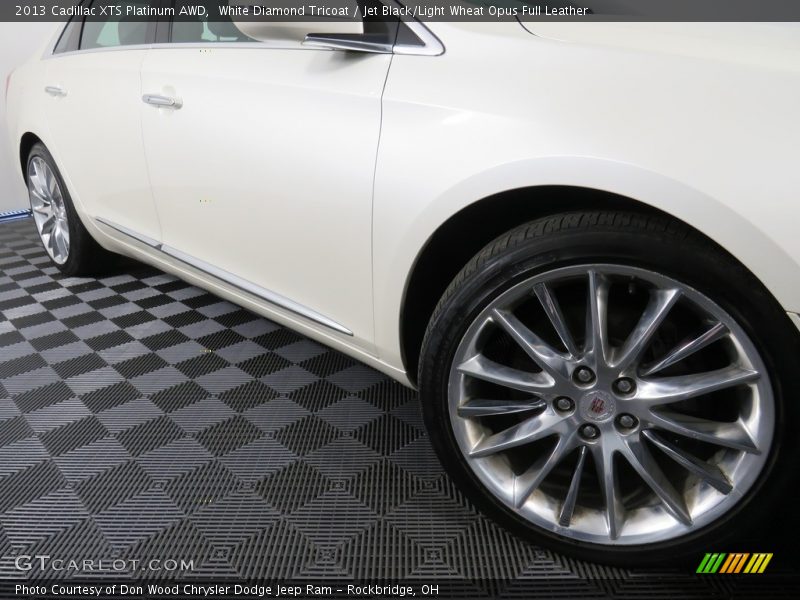 White Diamond Tricoat / Jet Black/Light Wheat Opus Full Leather 2013 Cadillac XTS Platinum AWD