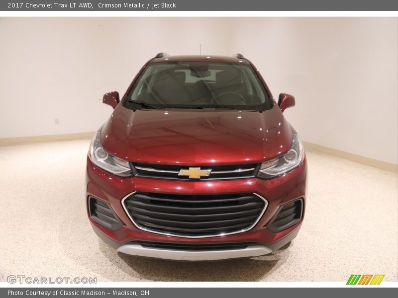 Crimson Metallic / Jet Black 2017 Chevrolet Trax LT AWD