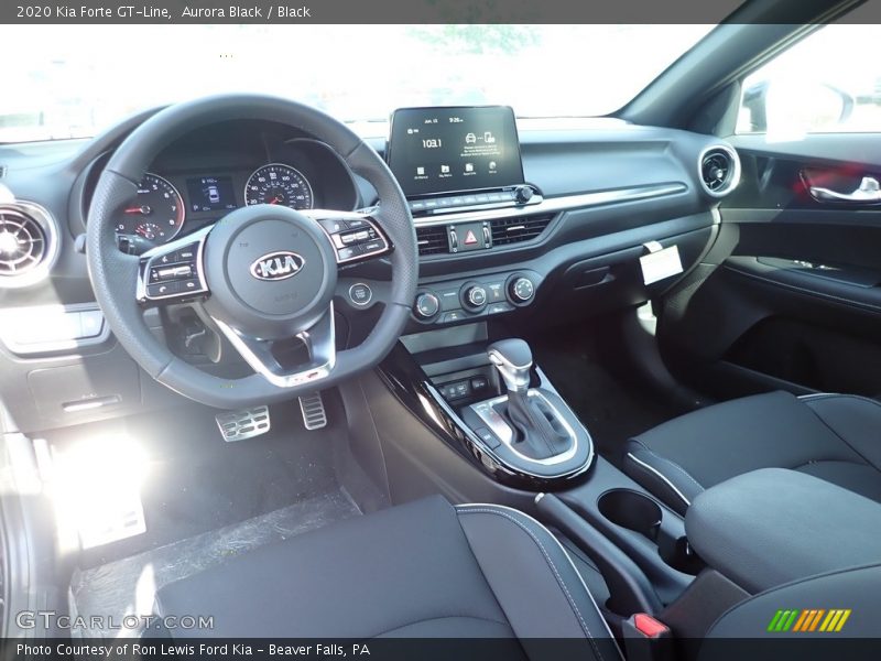 Aurora Black / Black 2020 Kia Forte GT-Line
