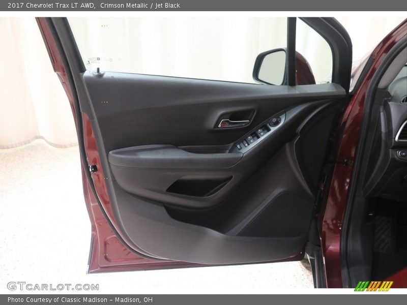 Crimson Metallic / Jet Black 2017 Chevrolet Trax LT AWD
