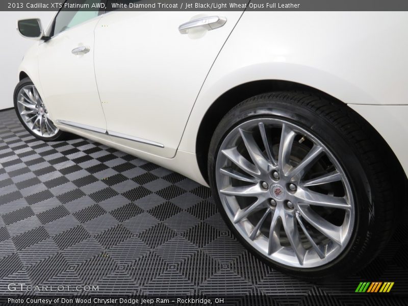White Diamond Tricoat / Jet Black/Light Wheat Opus Full Leather 2013 Cadillac XTS Platinum AWD